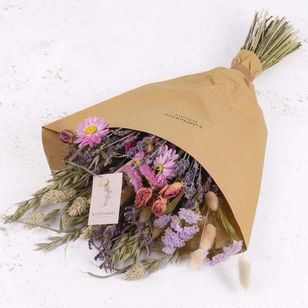 Retail Ready Bouquets & Bunches | Bouquet, Wildflower Dried, Pink, Medium Dried Dried Flower Bouquets & Bunches