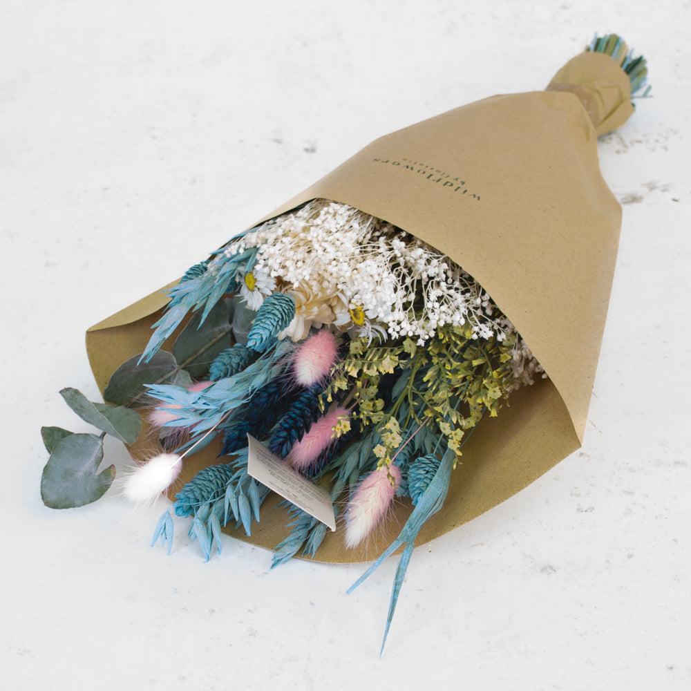 Retail Ready Bouquets & Bunches | Bouquet, Wildflower Dried, Summer Blue, Small Dried Dried Flower Bouquets & Bunches