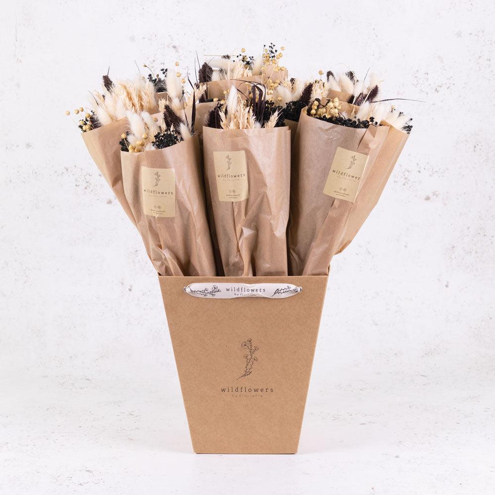 Retail Ready Bouquets & Bunches | Bucket, Wildflower Bunches, Dried, Black and White Dried Dried Flower Bouquets & Bunches