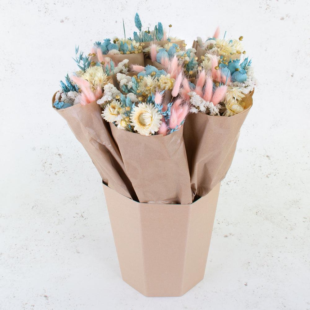 Retail Ready Bouquets & Bunches | Bucket, Wildflower Bunches, Dried, Summer Blue Dried Dried Flower Bouquets & Bunches