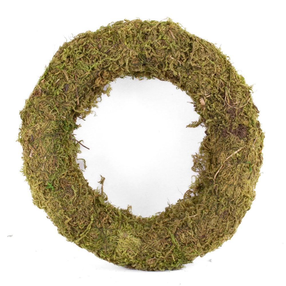 Wreaths | Wreath, Moss, Green, 20cm Diameter Florals Wreaths