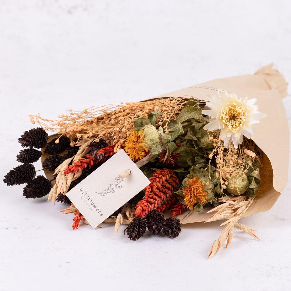 Retail Ready Bouquets & Bunches | Bouquet, Wildflower Dried, Dark Amber, Small Dried Dried Flower Bouquets & Bunches