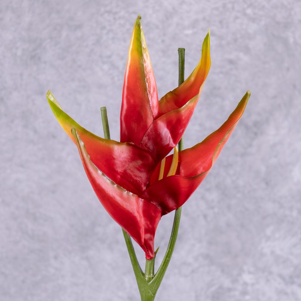 Artificial Flowers | Heliconia, Artificial, Red / Green, 81cm Artificial Artificial Flowers