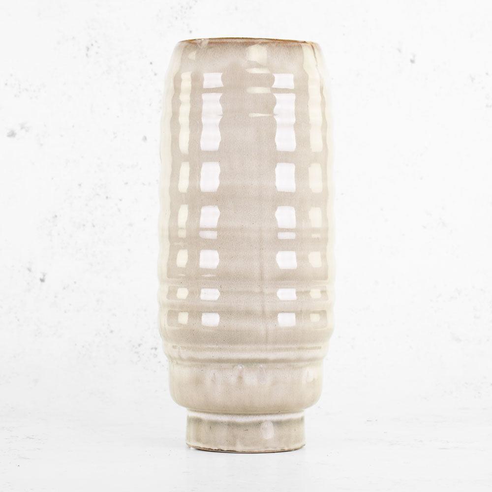 Ceramics | Vase, Dalmine, Ceramic, Cream, H35.5cm Ceramics Ceramics