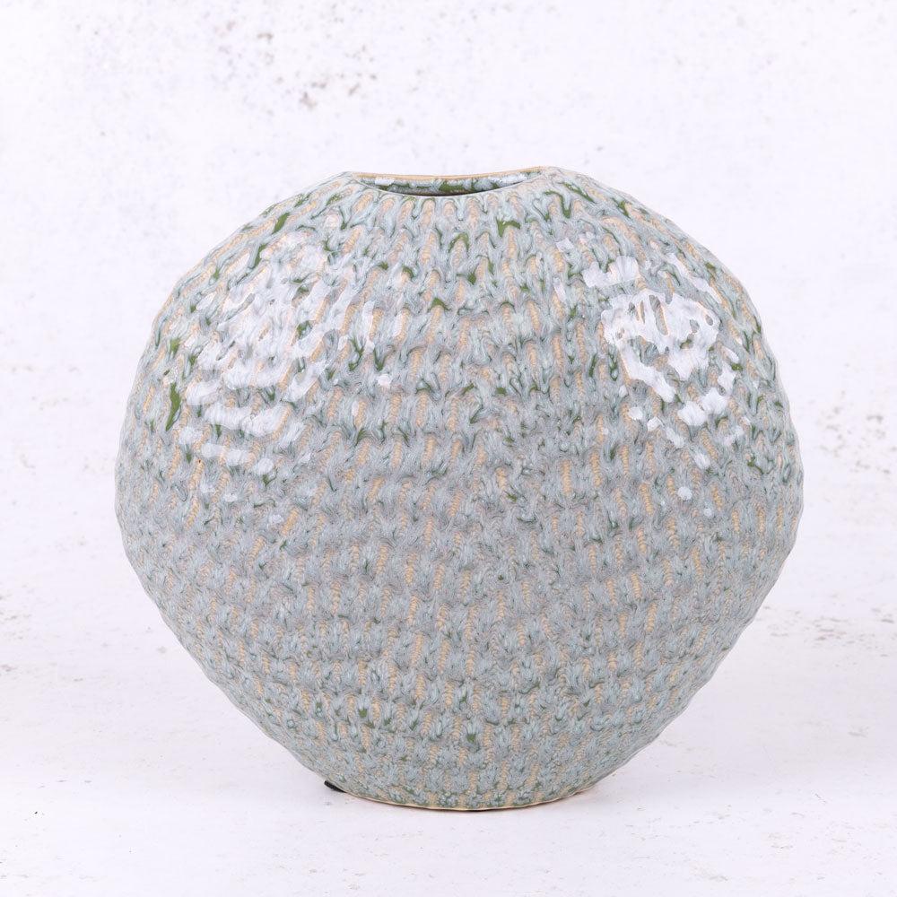 Ceramics | Vase, Oval, Ceramic, Light Green, H21.5cm Ceramics Ceramics