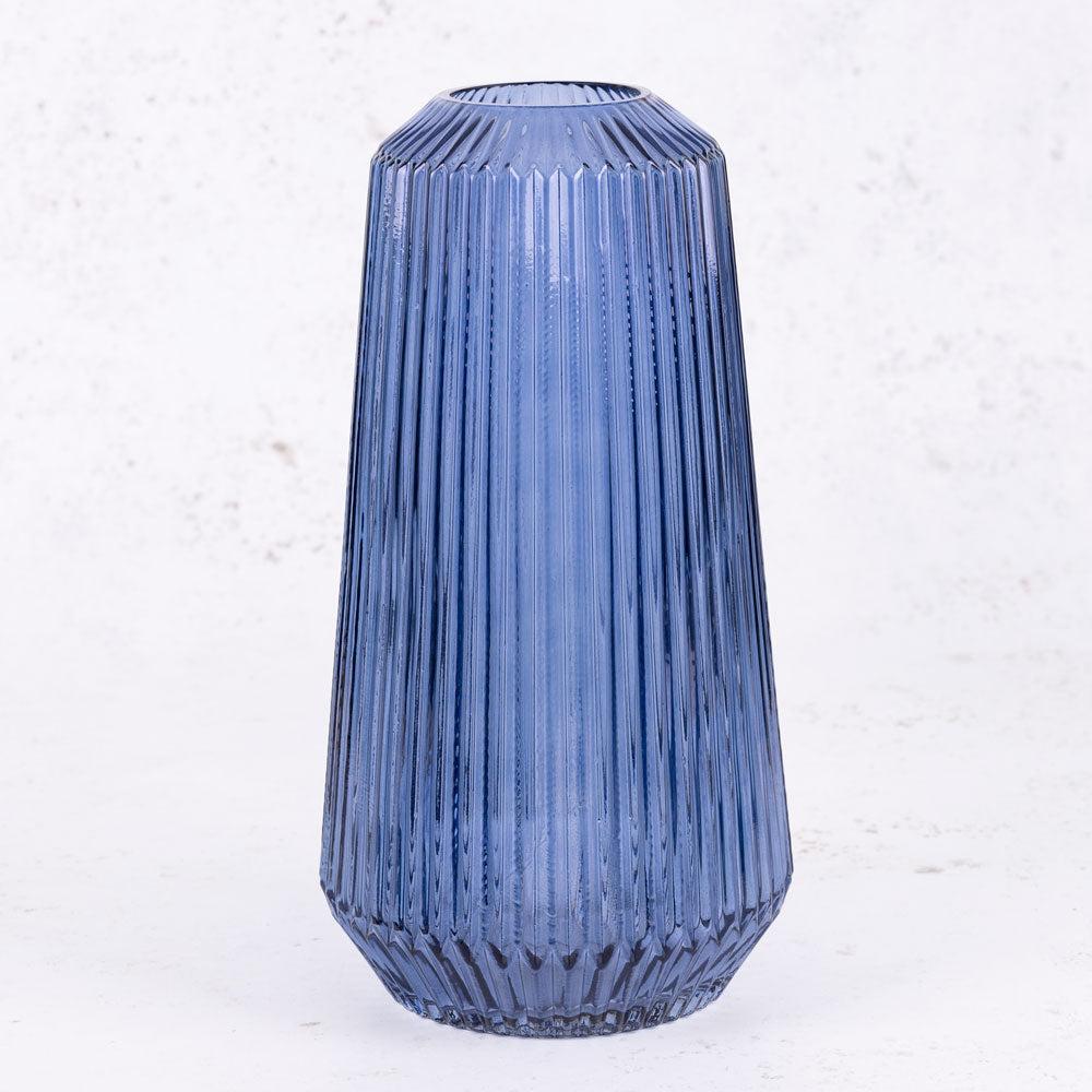 Glassware | Vase, Flumet, Glass, Blue, H30cm Glassware Glassware